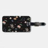 Eenvoudige waterverf bloemen 1 bagagelabel (Achterkant horizontaal)