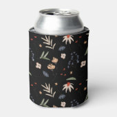 Eenvoudige waterverf bloemen 1 blikjeskoeler (Blikje Voorkant)