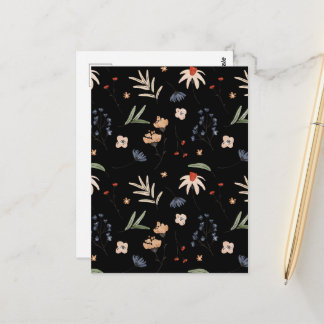 Eenvoudige waterverf bloemen 1 briefkaart