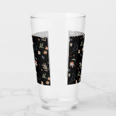 Eenvoudige waterverf bloemen 1 glas (Links)