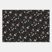 Eenvoudige waterverf bloemen 1 inpakpapier vel (Voorkant)