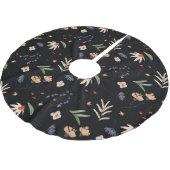 Eenvoudige waterverf bloemen 1 kerstboom rok (Gekanteld)