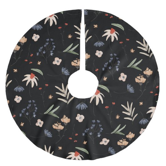 Eenvoudige waterverf bloemen 1 kerstboom rok (Voorkant)