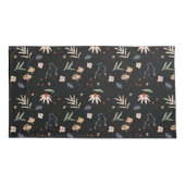 Eenvoudige waterverf bloemen 1 kussensloop (Achterkant)