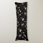 Eenvoudige waterverf bloemen 1 lichaamskussen (Voorkant Verticaal)