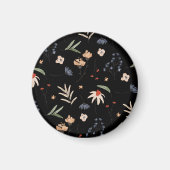 Eenvoudige waterverf bloemen 1 magneet (Voorkant)