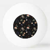 Eenvoudige waterverf bloemen 1 pingpongbal (Achterkant)