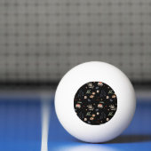 Eenvoudige waterverf bloemen 1 pingpongbal (Net)
