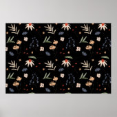 Eenvoudige waterverf bloemen 1 poster (Voorkant)