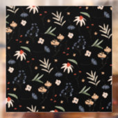 Eenvoudige waterverf bloemen 1 raamsticker (Vel 2)