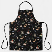 Eenvoudige waterverf bloemen 1 schort (Voorkant)