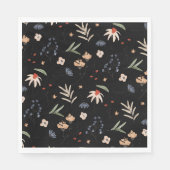 Eenvoudige waterverf bloemen 1 servet (Voorkant)