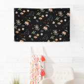 Eenvoudige waterverf bloemen 1 spandoek (Insitu)