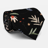 Eenvoudige waterverf bloemen 1 stropdas (Opgerold)