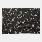 Eenvoudige waterverf bloemen 1 theedoek (Horizontaal)