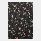 Eenvoudige waterverf bloemen 1 theedoek (Verticaal)