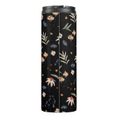 Eenvoudige waterverf bloemen 1 thermosbeker (Achterkant)