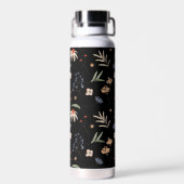 Eenvoudige waterverf bloemen 1 waterfles (Achterkant)