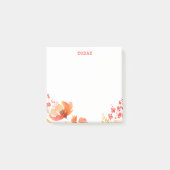 Eenvoudige Waterverf Bloemen Aangepaste Tekst Post-it® Notes (Voorkant)