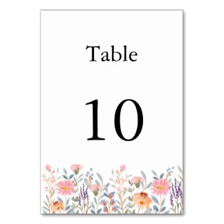 Eenvoudige Waterverf Bloemetuin Baby Shower Kaart