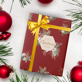 Eenvoudige Waterverf Botanische Aangepaste Groet R Cadeaupapier