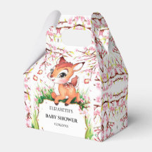 Eenvoudige Waterverf Fawn Baby shower