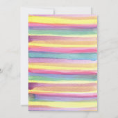 Eenvoudige Waterverf gezinshereniging Kaart (Achterkant)