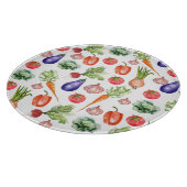 Eenvoudige Waterverf groenten Snijplank (Hoek)