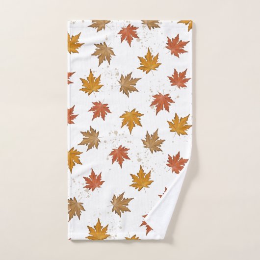 Eenvoudige Waterverf Herfst herfst bladeren minima Handdoek (Handdoek)