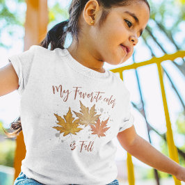 Eenvoudige Waterverf Herfst herfst bladeren T-shirt
