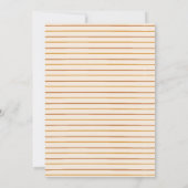 Eenvoudige Waterverf Hier komt het Zoon Baby showe Kaart (Achterkant)