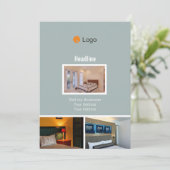 Eenvoudige Waterverf in bedrijf Kaart (Staand voorkant)