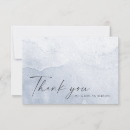 Eenvoudige Waterverf in puin Bedankkaart