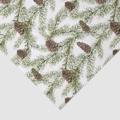 Eenvoudige Waterverf kerst in de winter met fir-kl Tissuepapier (Detail)