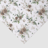 Eenvoudige Waterverf kerst in Farmhouse Greenery Tissuepapier (Detail)