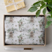 Eenvoudige Waterverf kerst in Farmhouse Greenery Tissuepapier (Geschenk)