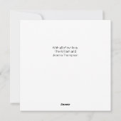 Eenvoudige Waterverf kerstkaart Geen foto (Achterkant)