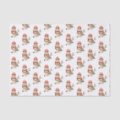 Eenvoudige Waterverf kerstmis Tissuepapier (Voorkant)