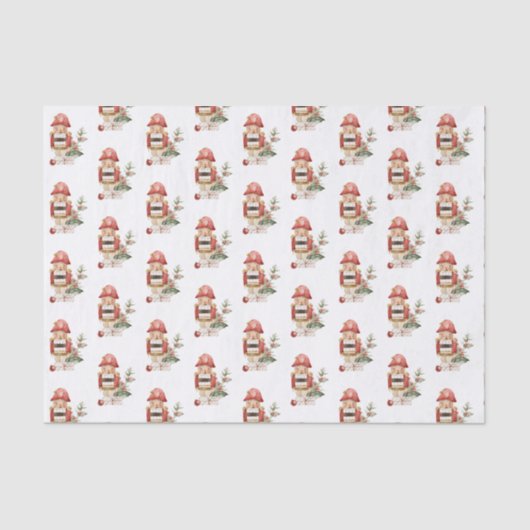 Eenvoudige Waterverf kerstmis Tissuepapier (Voorkant)