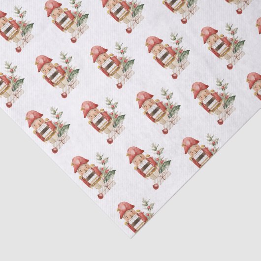 Eenvoudige Waterverf kerstmis Tissuepapier (Detail)