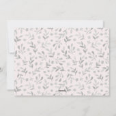 Eenvoudige Waterverf Manuscript Joyful Kerstfoto Feestdagenkaart (Achterkant)