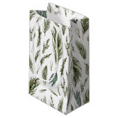 Eenvoudige Waterverf met boschemicaliën kerst Klein Cadeauzakje (Voorkant Gekanteld)