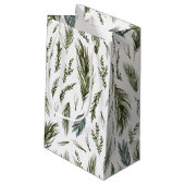 Eenvoudige Waterverf met boschemicaliën kerst Klein Cadeauzakje (Achterkant Gekanteld)