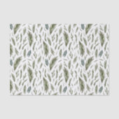 Eenvoudige Waterverf met boschemicaliën kerst Tissuepapier (Voorkant)