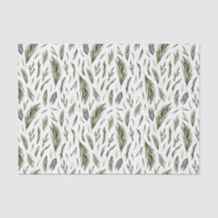 Eenvoudige Waterverf met boschemicaliën kerst Tissuepapier