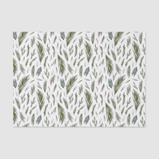 Eenvoudige Waterverf met boschemicaliën kerst Tissuepapier (Voorkant)