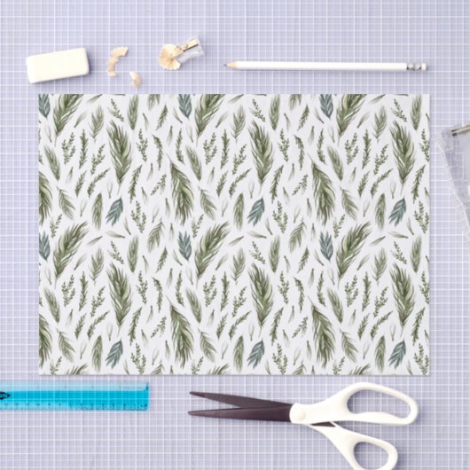 Eenvoudige Waterverf met boschemicaliën kerst Tissuepapier (Craft)