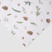 Eenvoudige Waterverf met kerstmis in de winter van Tissuepapier (Detail)