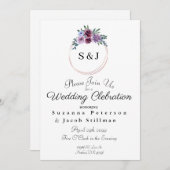 Eenvoudige Waterverf met platte schroef met Initia Kaart (Voorkant / Achterkant)