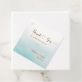Eenvoudige Waterverf minimalistische bruiloft Dank Bedankjes Labels (In situ)